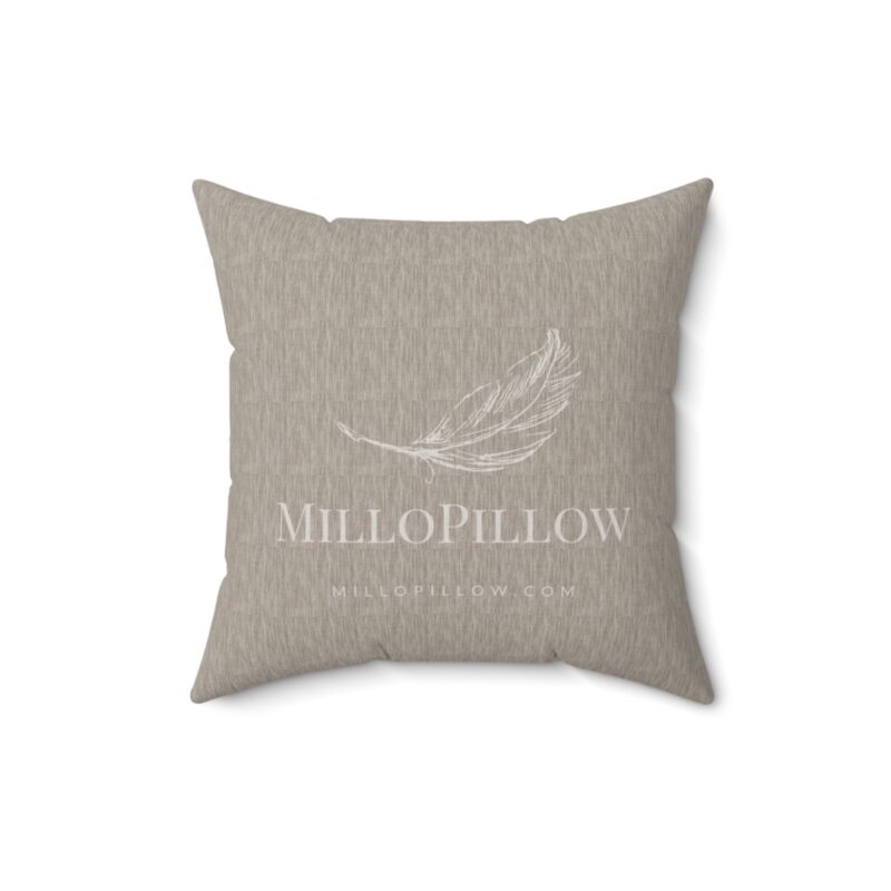 Neutral Taupe Pillow - Image 6