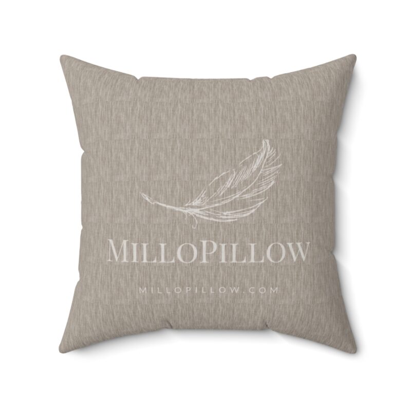 Neutral Taupe Pillow - Image 8