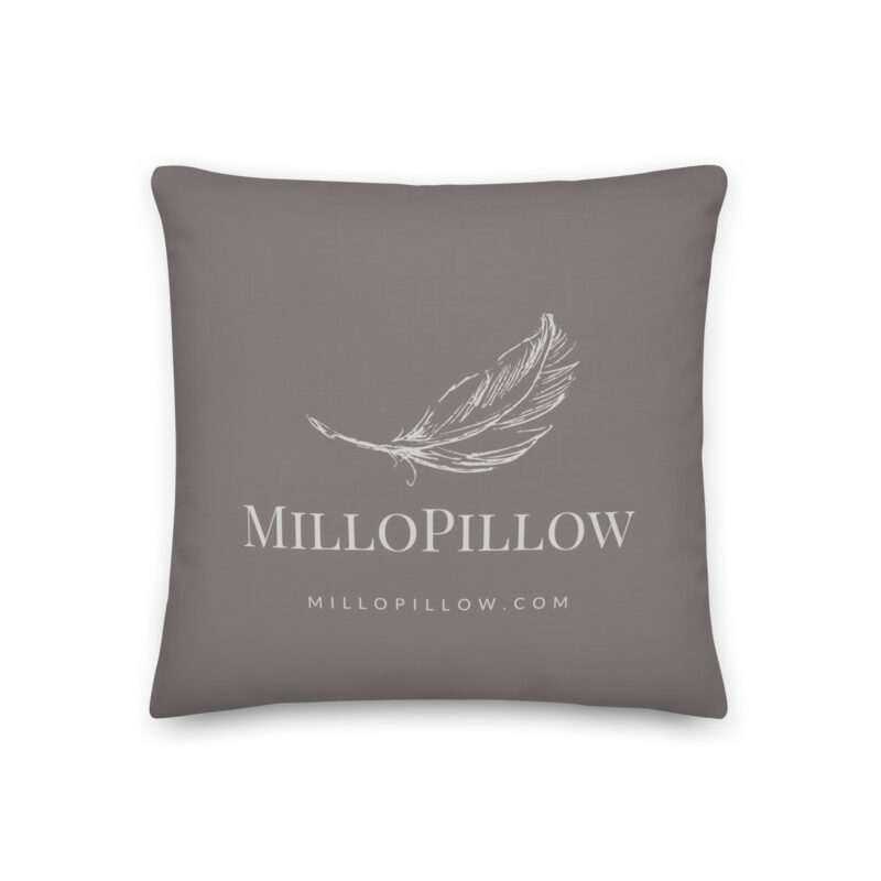 Damask Grey Pillow - Image 3