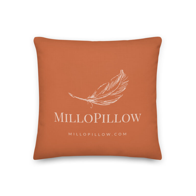 Midcentury Orange Pillow - Image 3