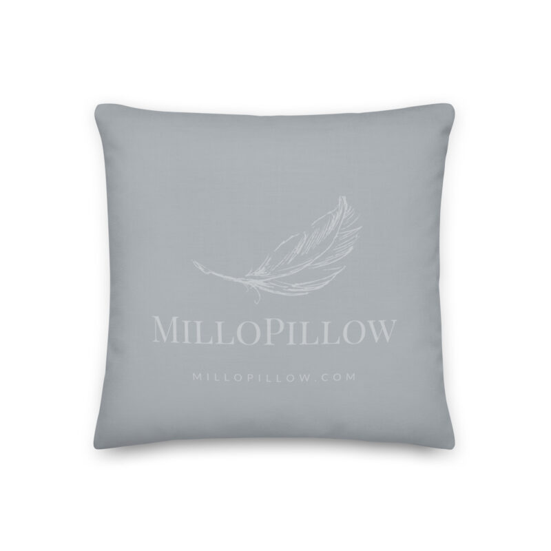 Topographic Grey Pillow - Image 3