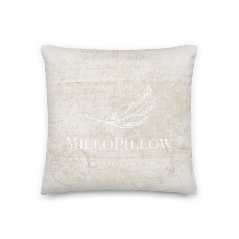 Vintage Letter Pillow - Image 3