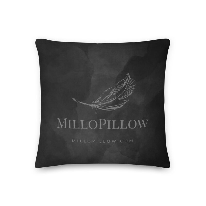 Watercolor Grey Pillow - Image 3