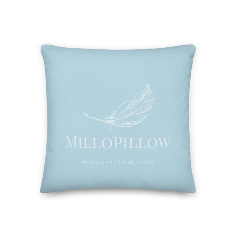 Watercolor Circleleaves Pillow - Image 3