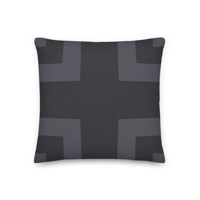 Quaterni Modern Grey Pillow - Image 2