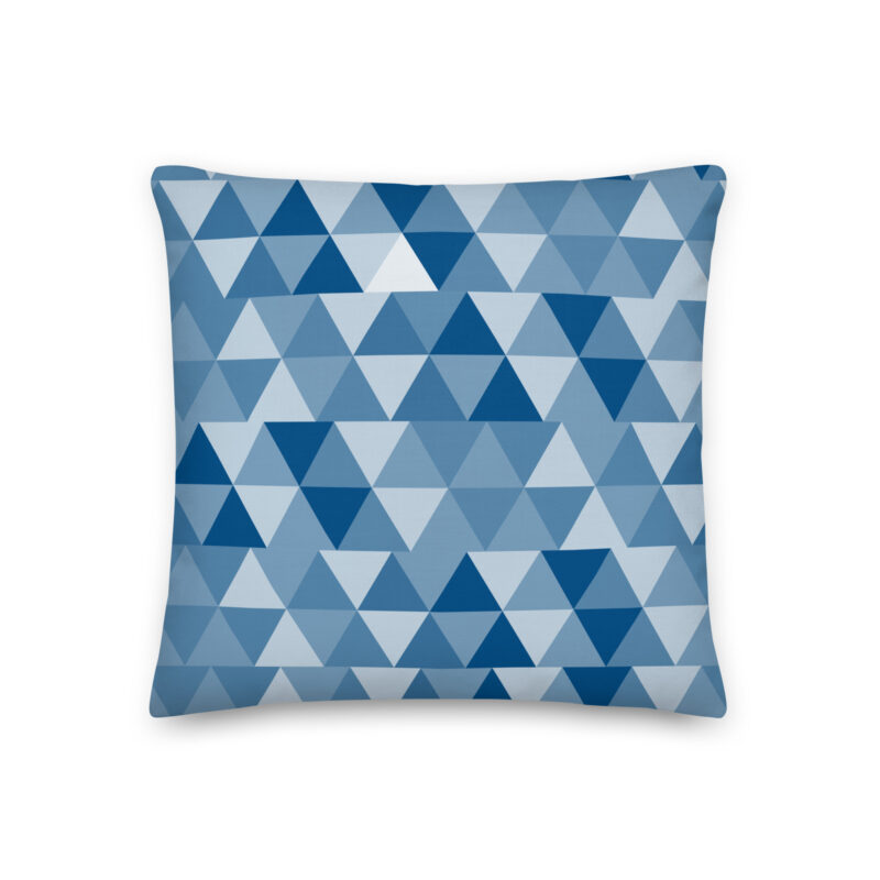 Geometrical Blue Pillow - Image 2