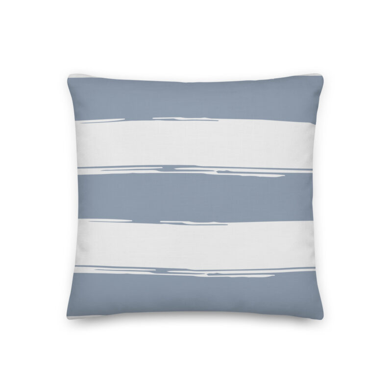 Greige Stripe Pillow - Image 2