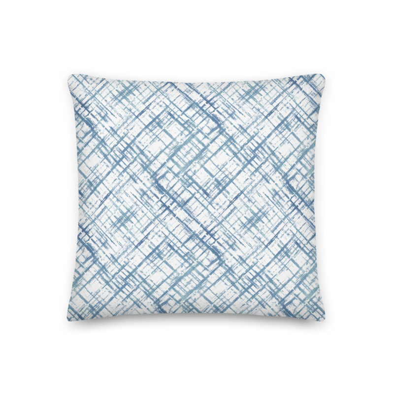 Watercolor Plaid Pillow - Image 2