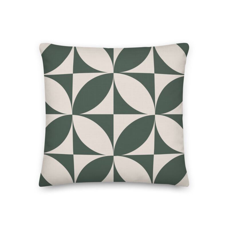 Midcentury Green Pillow - Image 2