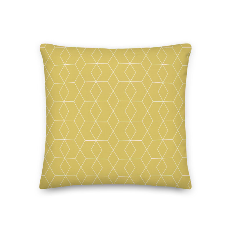 Geometrical Honeycomb Pillow - Image 2