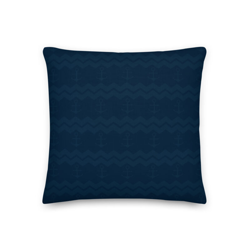Chevron Nautical Pillow - Image 2