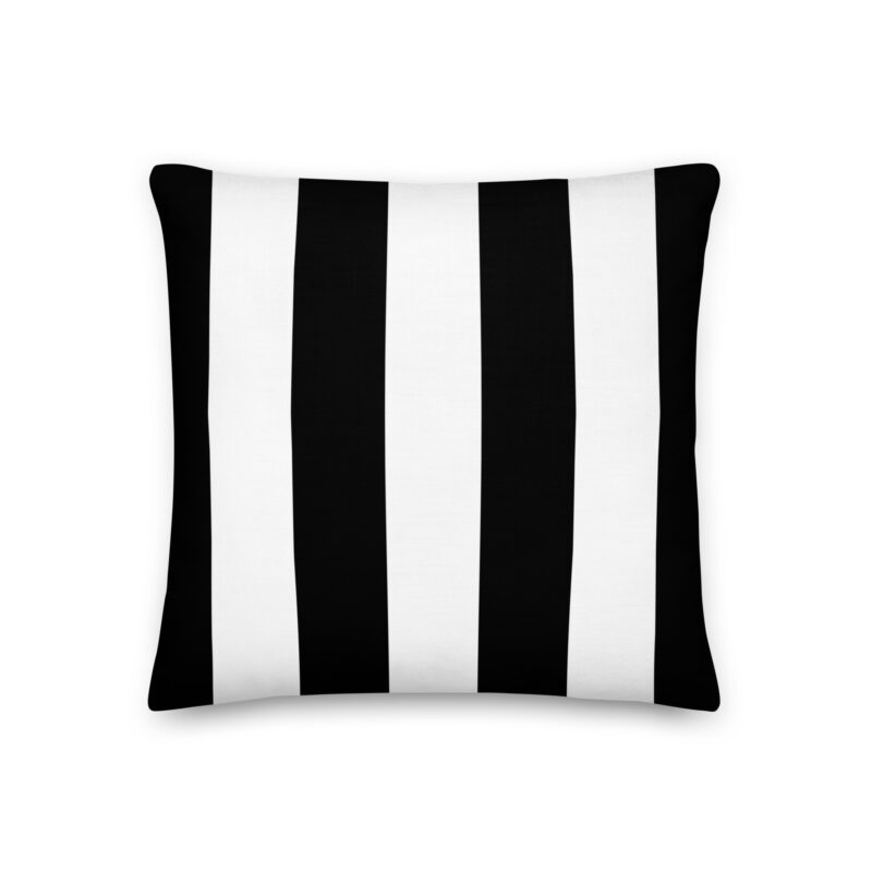 Monochrome Barstripe Pillow - Image 2