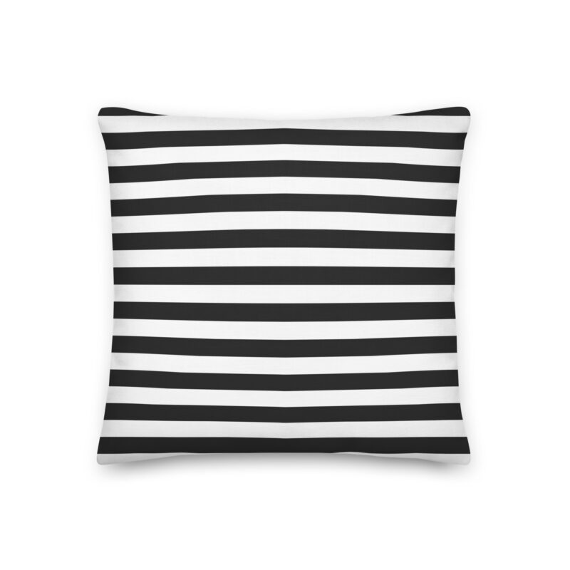 Monochrome Stripe Pillow - Image 2