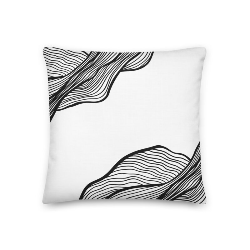 Monochrome Gravitywave Pillow - Image 2