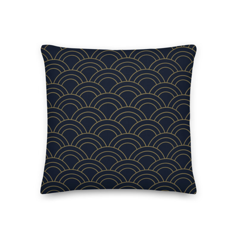 Seigaiha Wave Pillow - Image 2