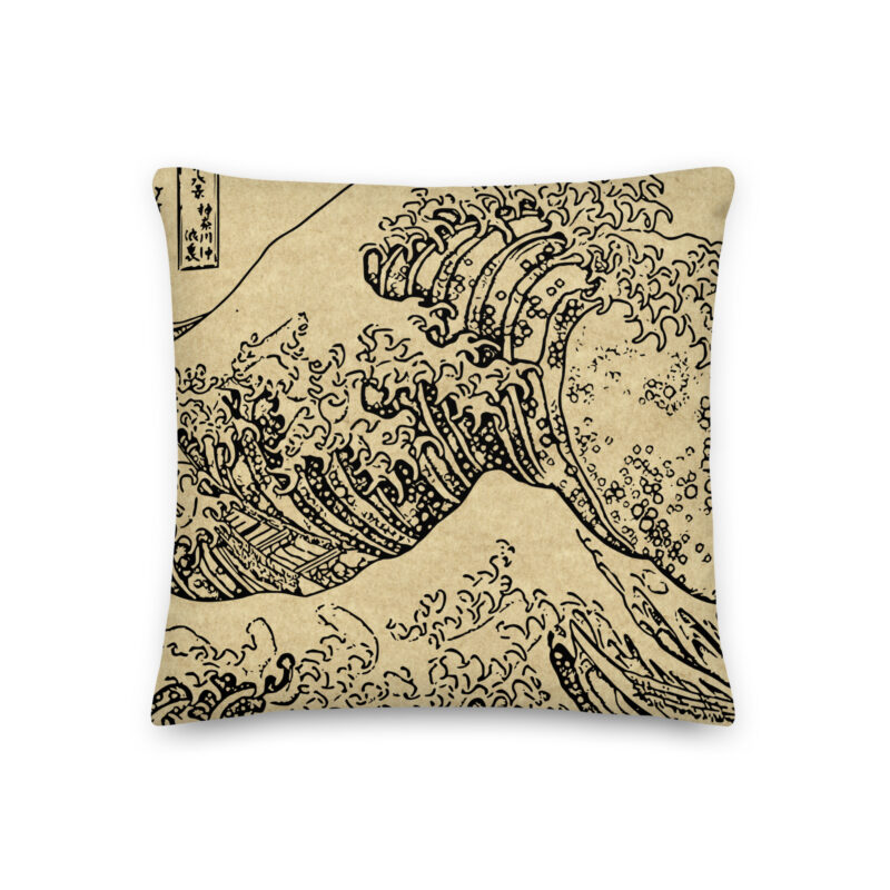 Japanese Greatwave Pillow - Image 2