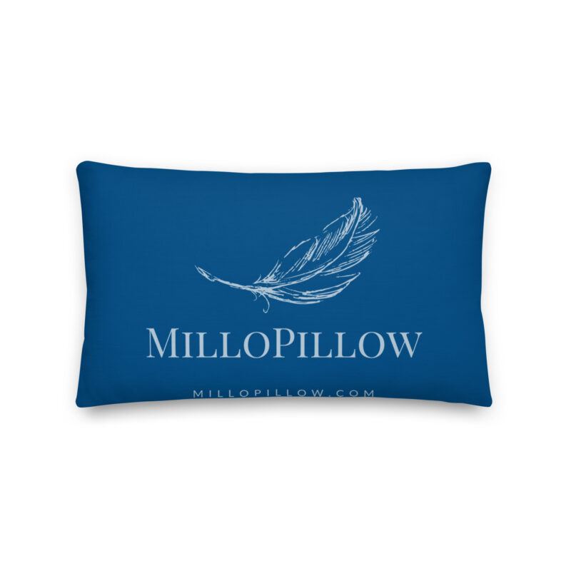 Geometrical Blue Pillow - Image 5