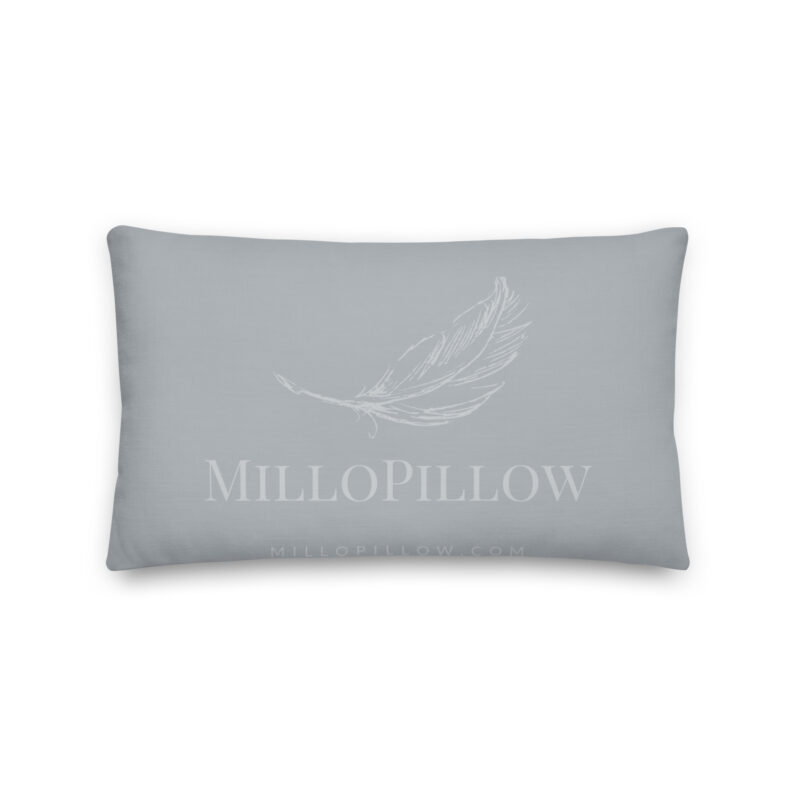 Topographic Grey Pillow - Image 4