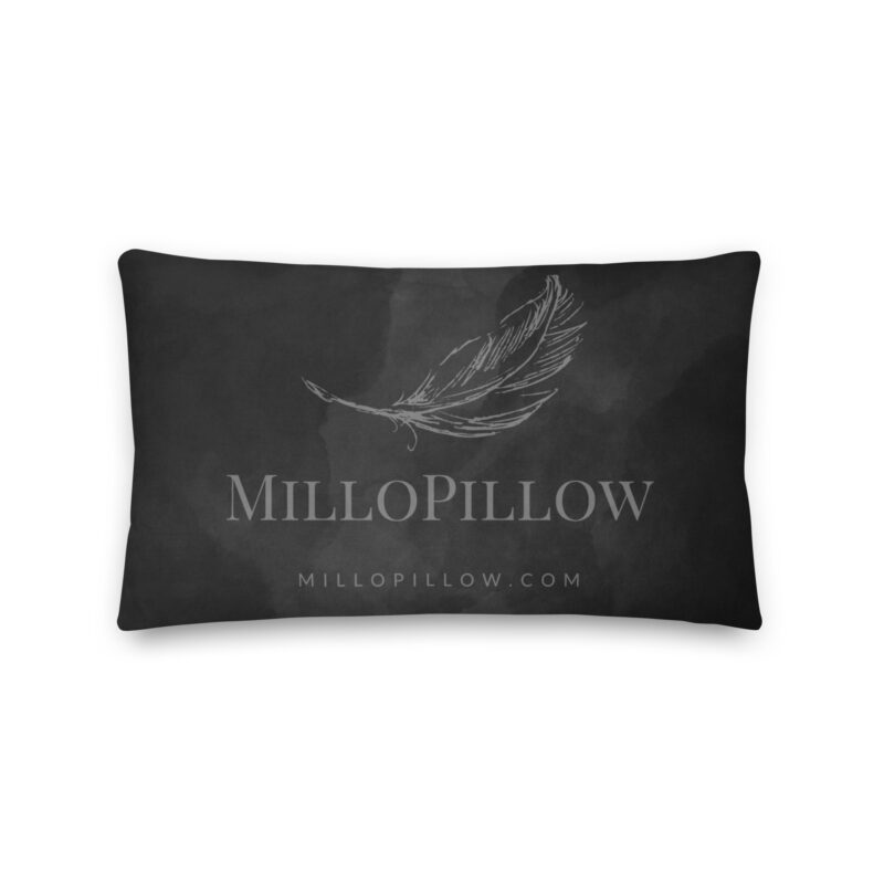 Watercolor Grey Pillow - Image 5