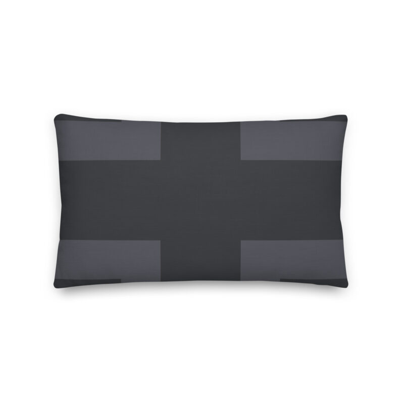 Quaterni Modern Grey Pillow - Image 4