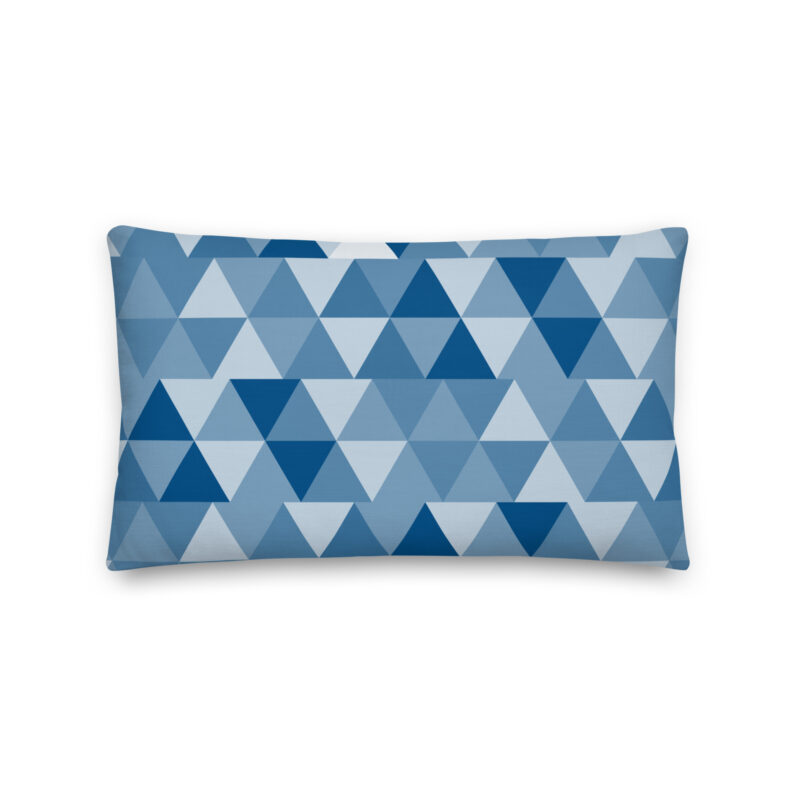 Geometrical Blue Pillow - Image 4