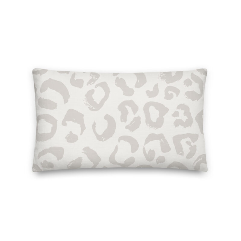Leopard Taupe Pillow - Image 4