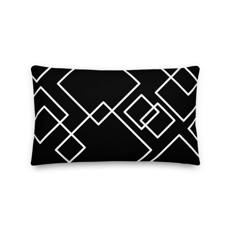 Diamond Monochrome Pillow - Image 4