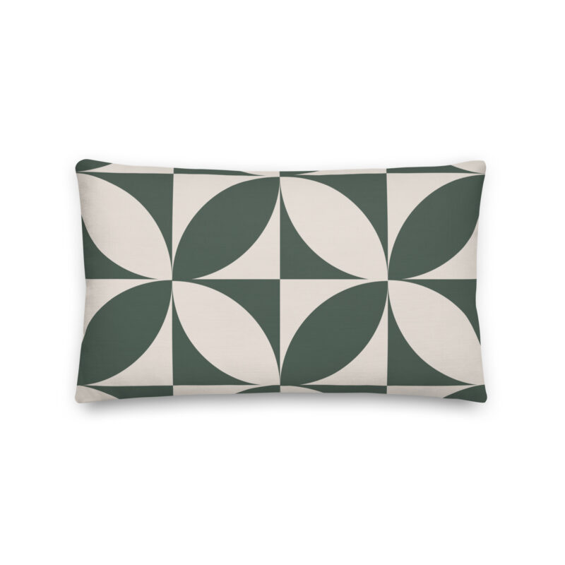 Midcentury Green Pillow - Image 4