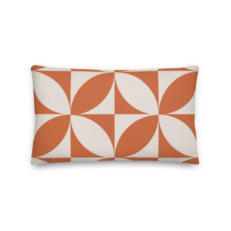 Midcentury Orange Pillow - Image 4
