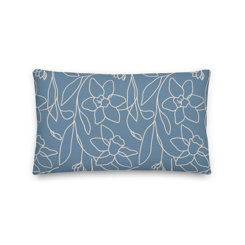 Linear Botanical Pillow - Image 4