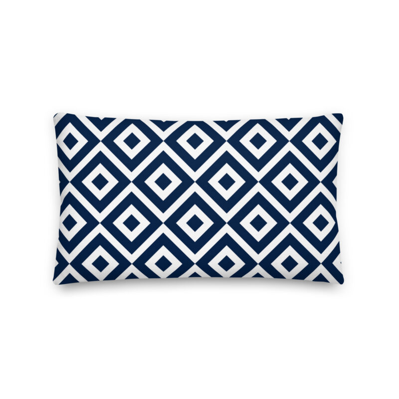 Diamond Blue Pillow - Image 4