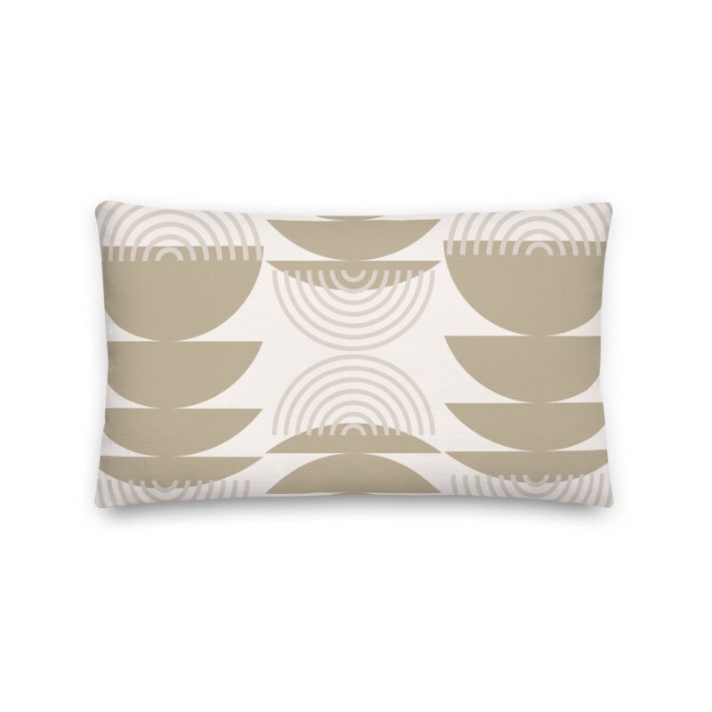 Midcentury Semicircle Pillow - Image 4