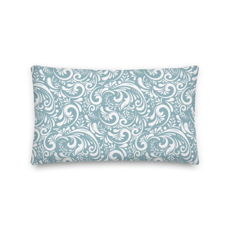 Paisley Teal Pillow - Image 4