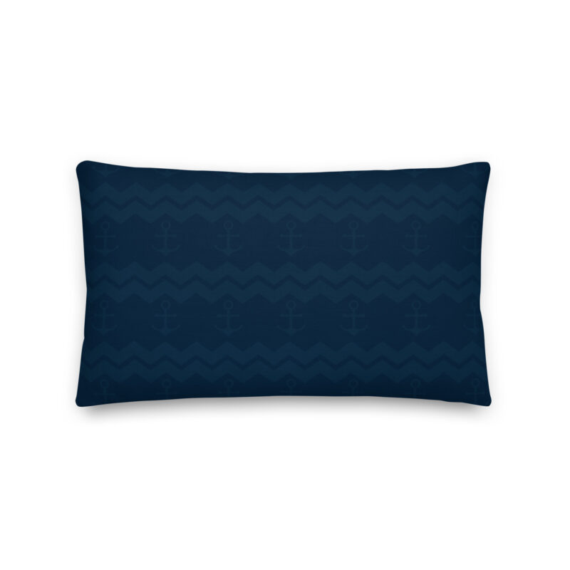 Chevron Nautical Pillow - Image 4
