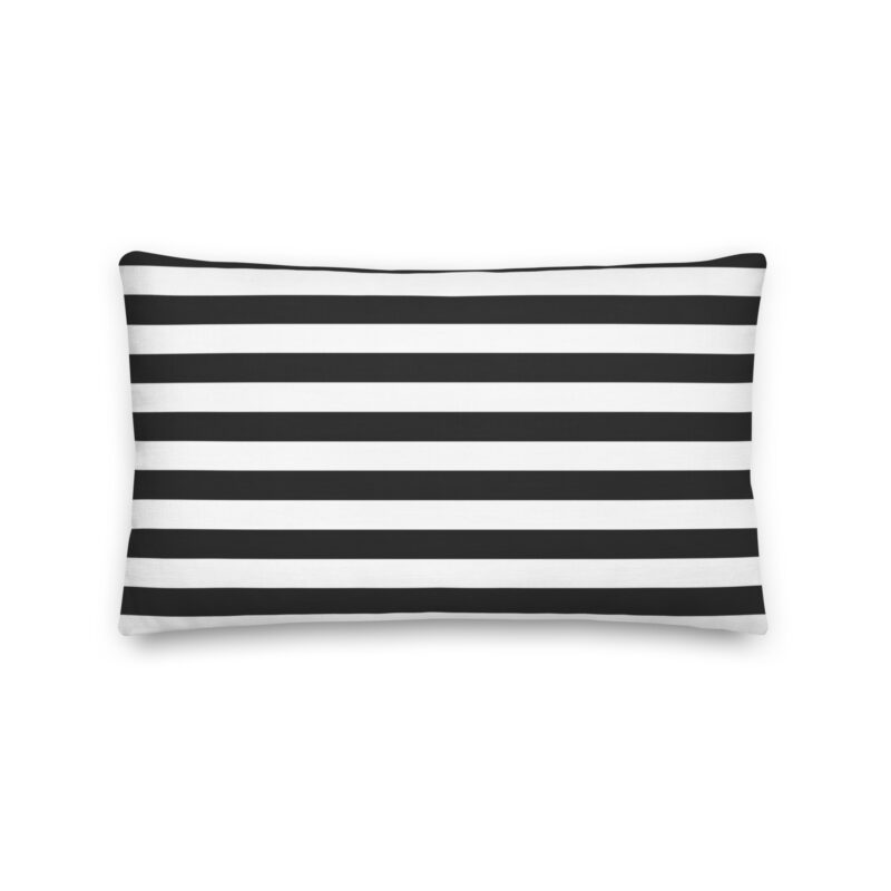 Monochrome Stripe Pillow - Image 6