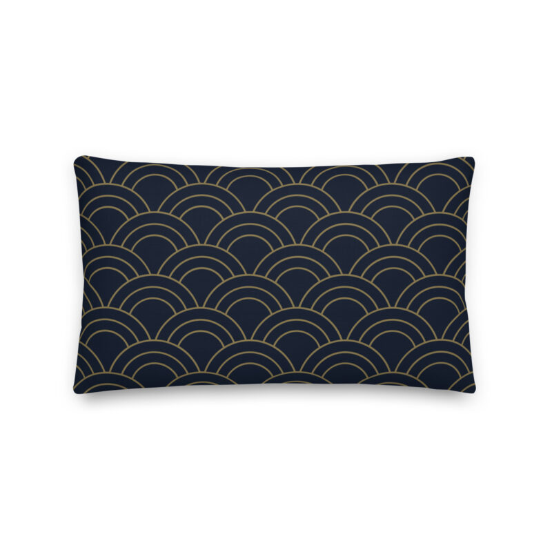 Seigaiha Wave Pillow - Image 4