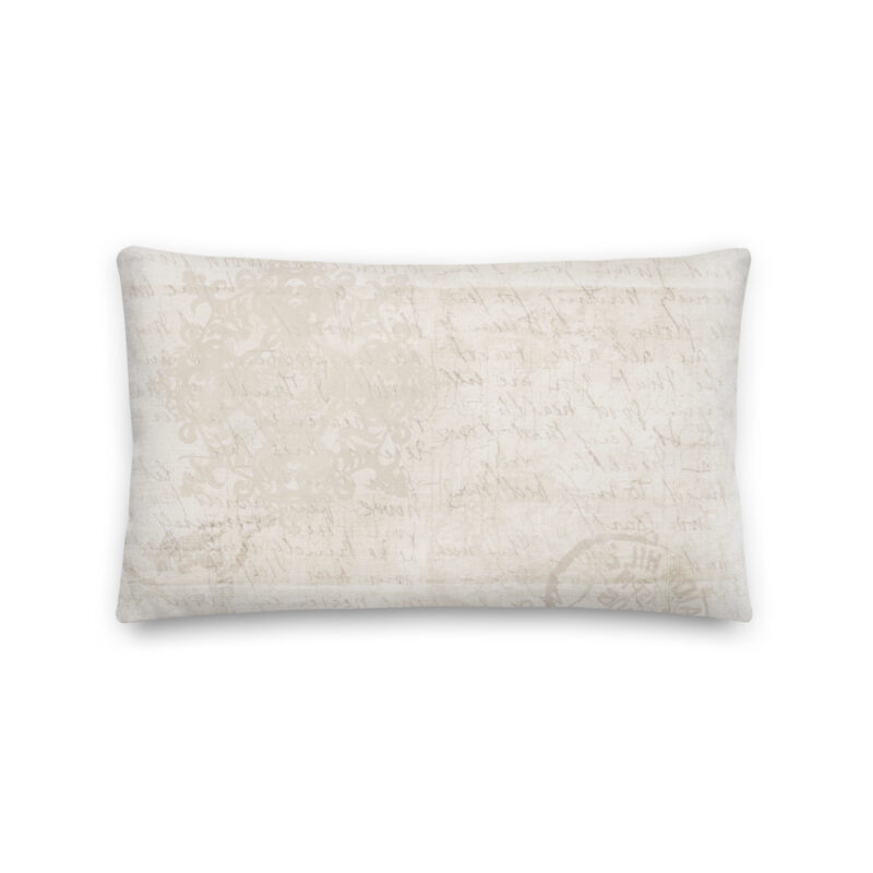 Vintage Letter Pillow - Image 4