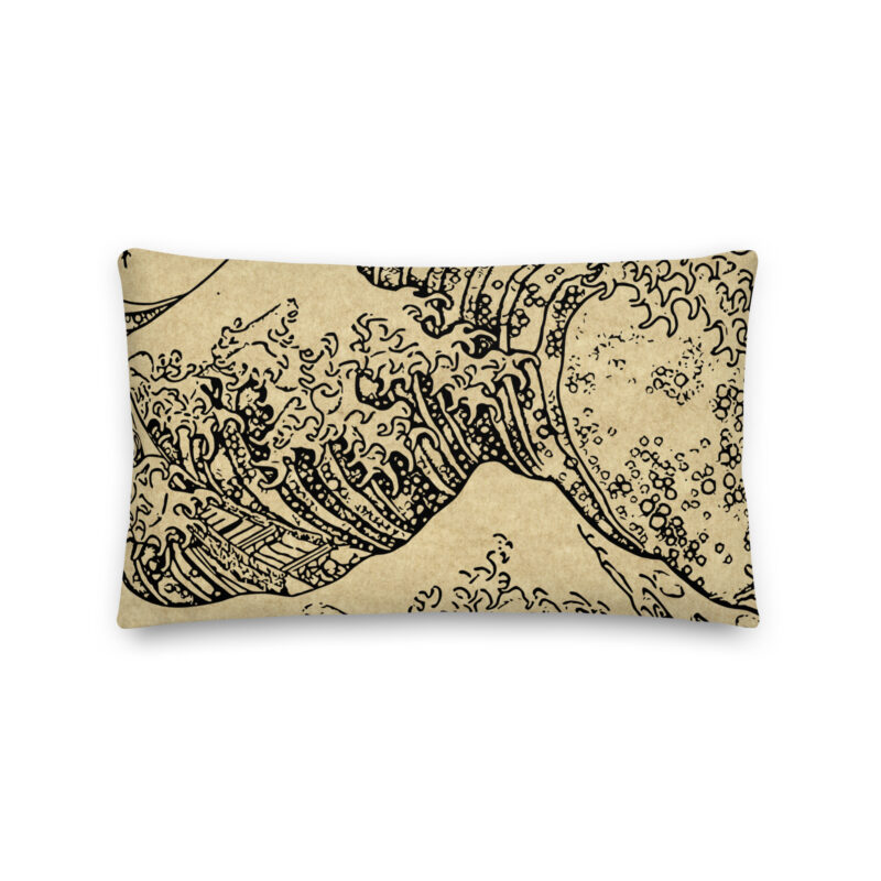 Japanese Greatwave Pillow - Image 4
