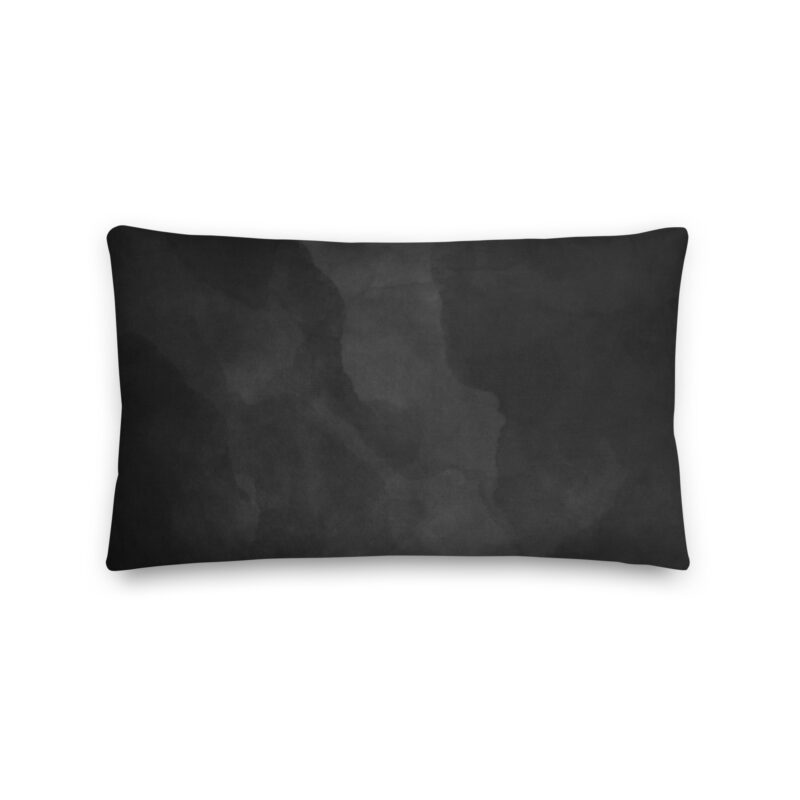 Watercolor Grey Pillow - Image 4
