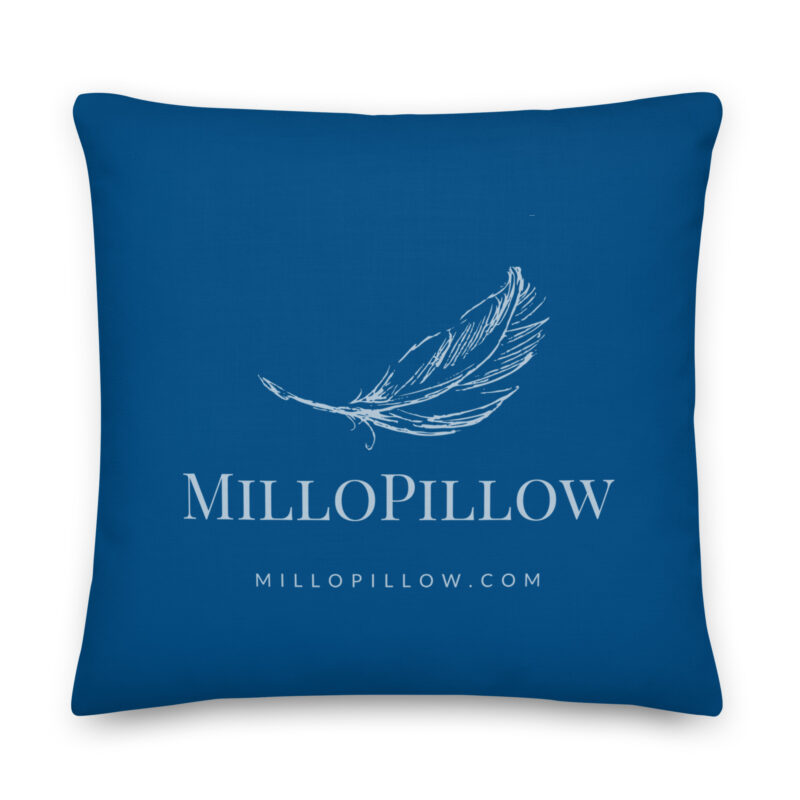 Geometrical Blue Pillow - Image 6