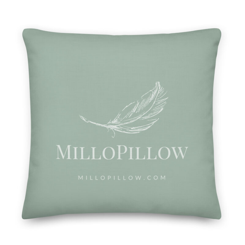 Basketweave Green Pillow - Image 6