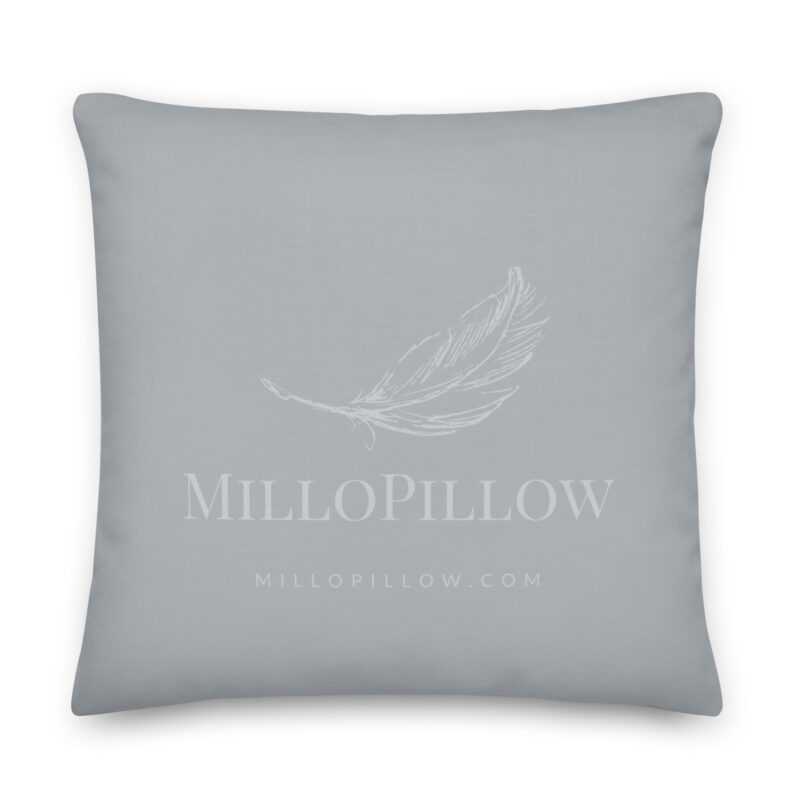 Topographic Grey Pillow - Image 5