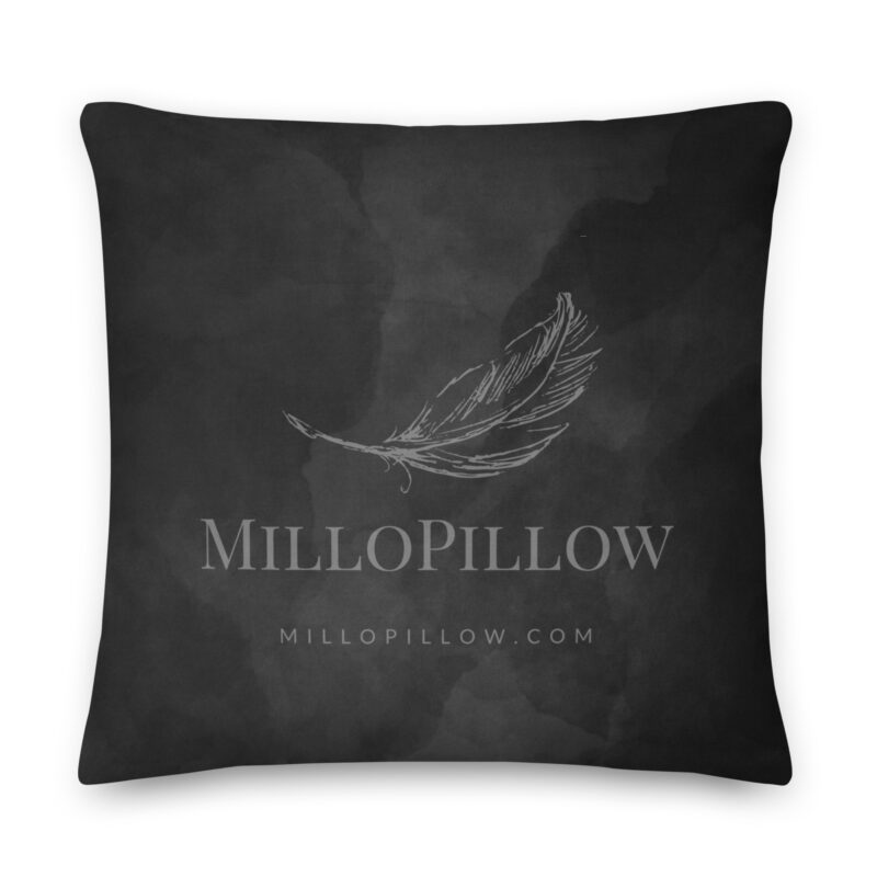 Watercolor Grey Pillow - Image 6