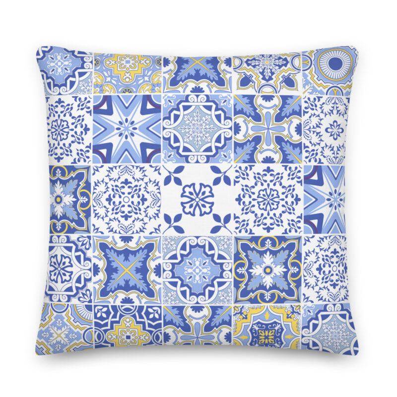 Mediterranean Tile pillow
