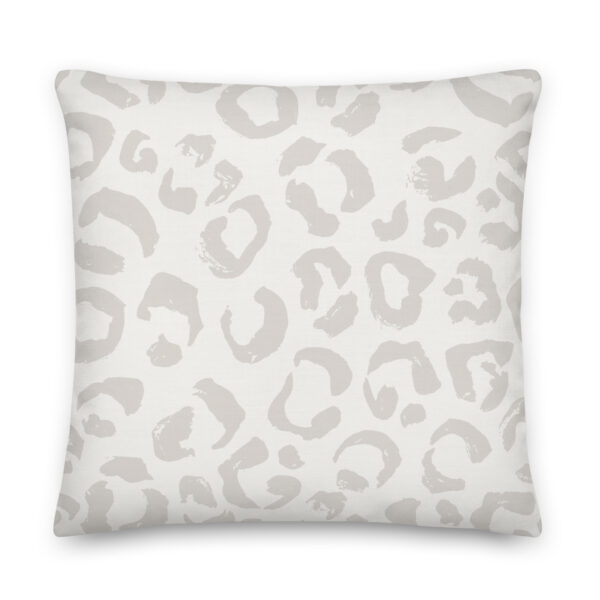 Leopard Taupe Pillow