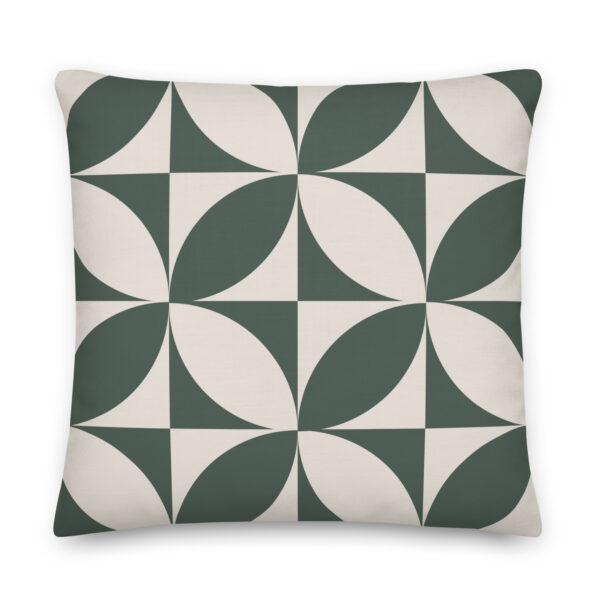 Midcentury Green Pillow
