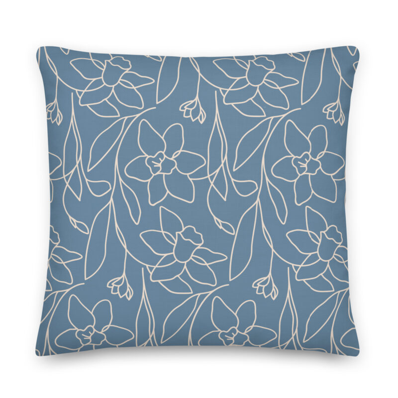 Linear Botanical Pillow