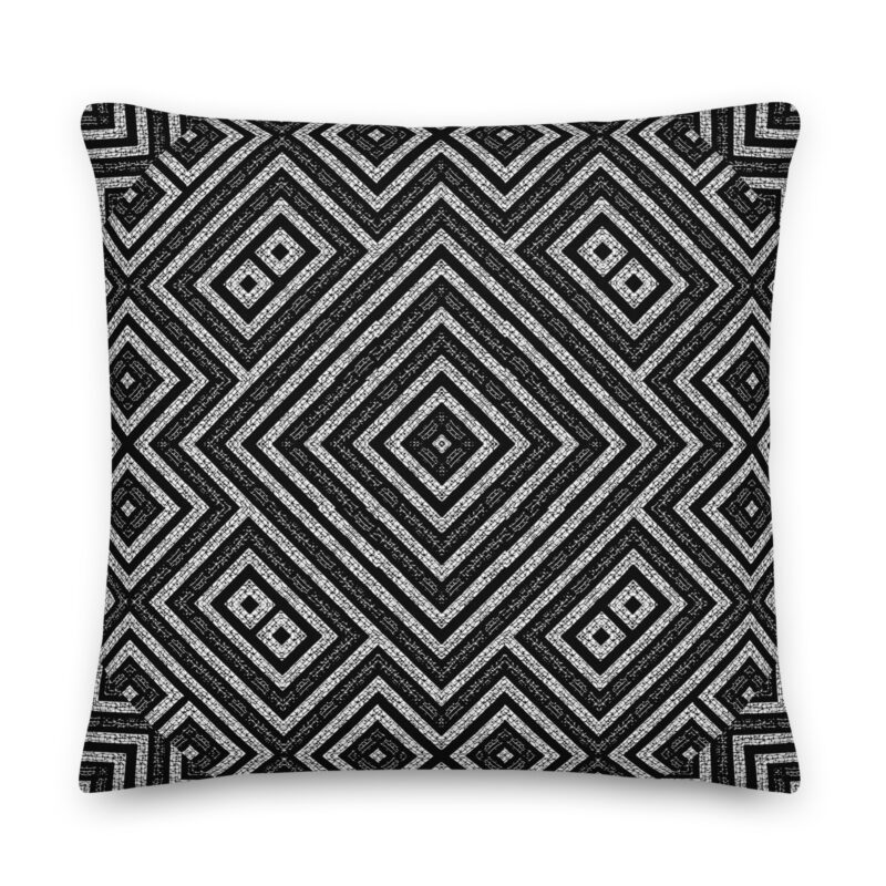 Mayan Monochrome Pillow