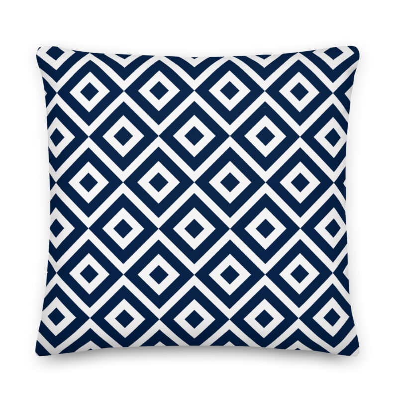 Diamond Blue Pillow