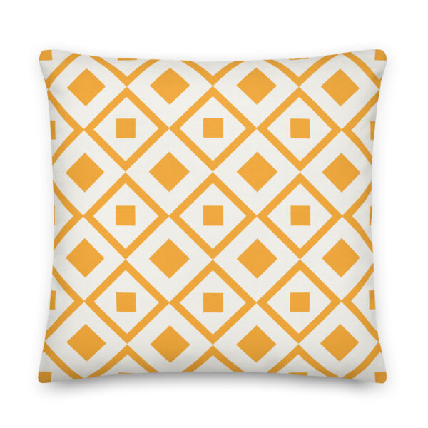 Diamond Orange Pillow